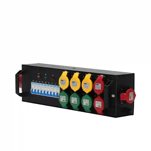 9 Road Waterproof 16A Output 32A 5pin Input Power Distributor